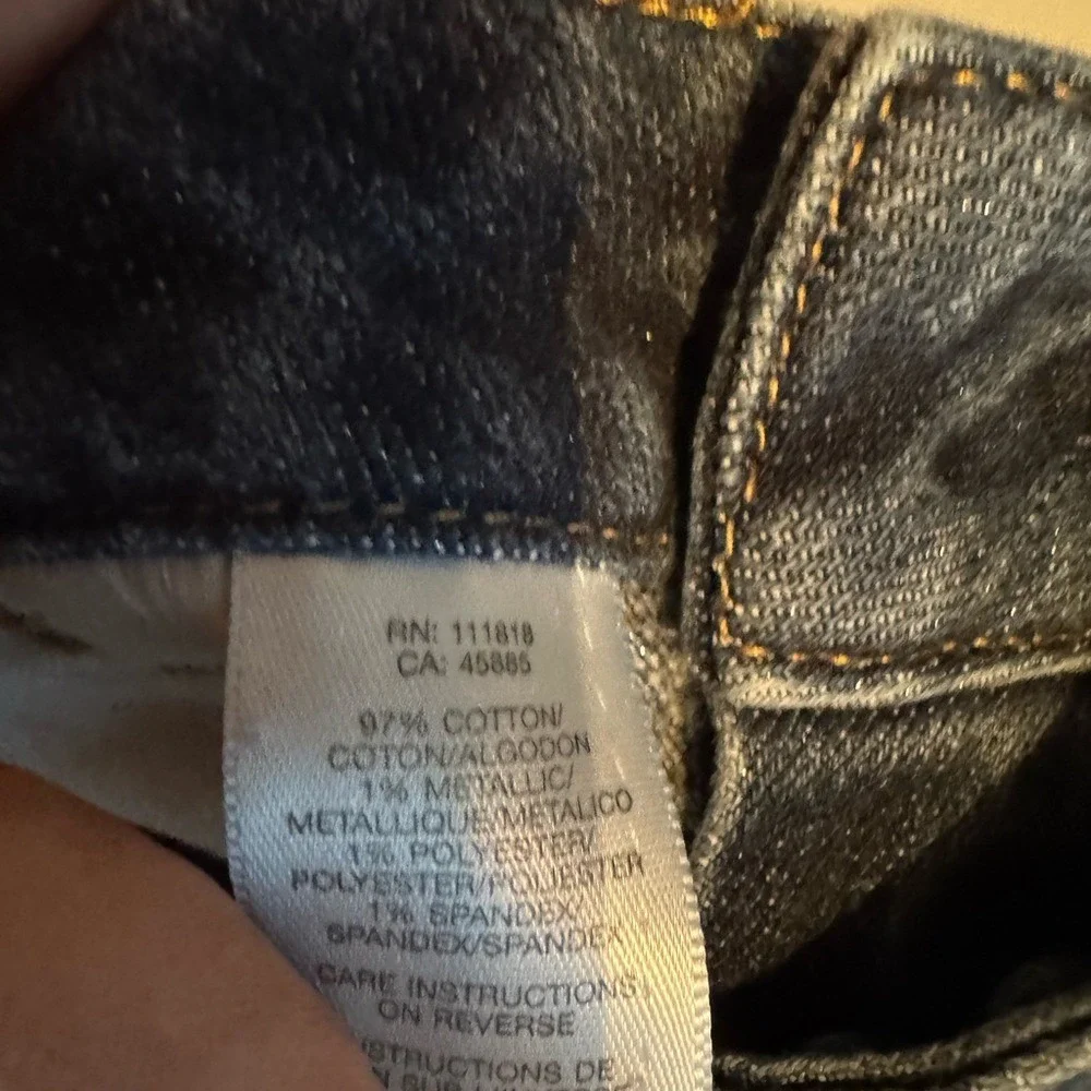 MICHAEL Michael Kors Dark Blue Flare Jeans - Picture 6 of 7